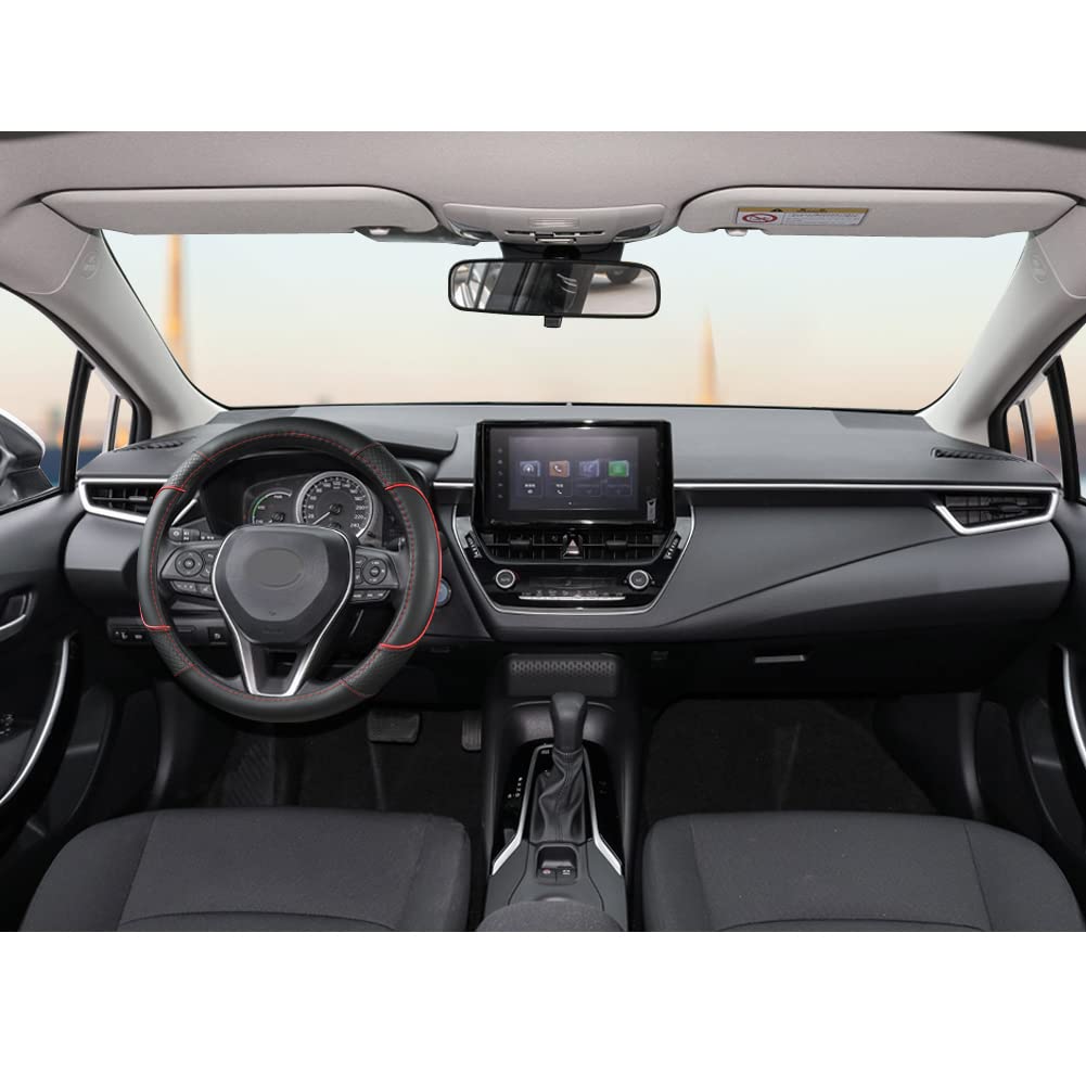 GIANT PANDA installed on Toyota steering wheel demonstrating enhanced control and cabin styling