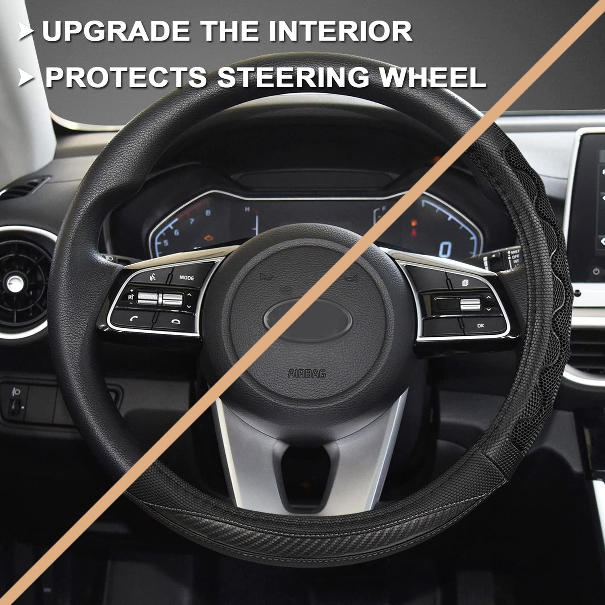 GIANT PANDA installed in a Kia interior enhancing style and protecting original wheel