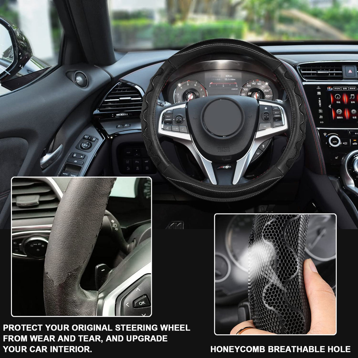 GIANT PANDA installed on Acura MDX interior demonstrating cohesive cabin look