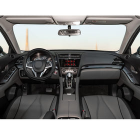 GIANT PANDA steering wheel cover installed on Acura RDX showing improved control