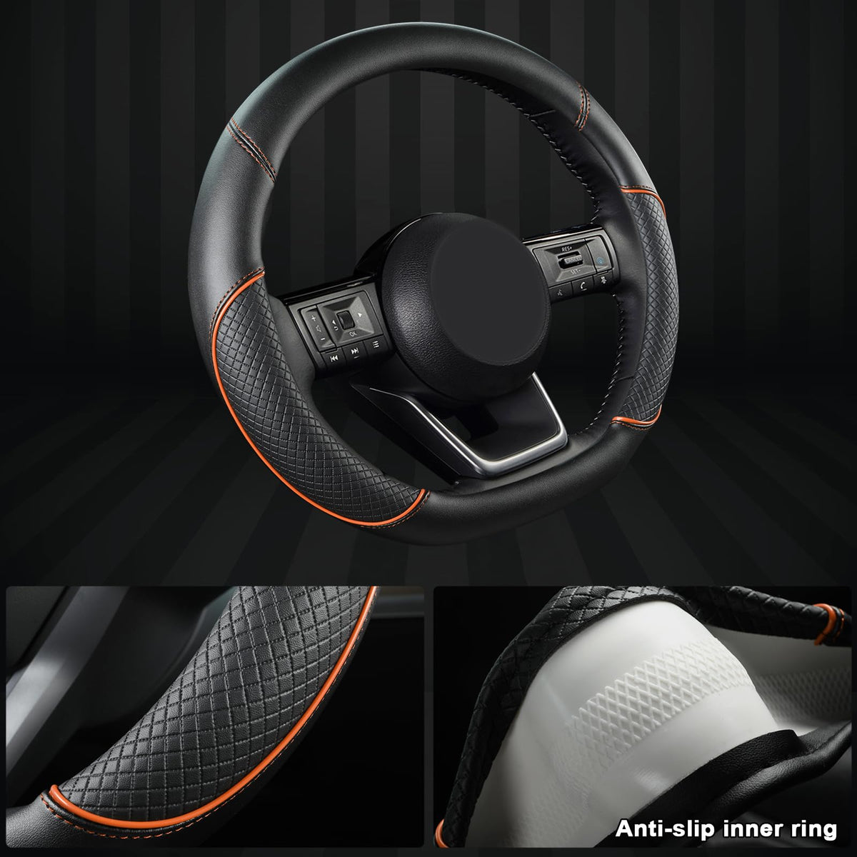 GIANT PANDA installed on Nissan Rogue steering wheel, enhances control and look