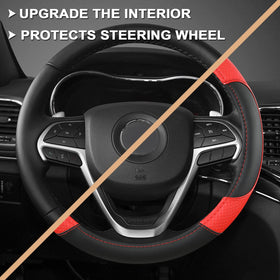 GIANT PANDA lifestyle shot in vehicle interior showing sporty black and red upgrade