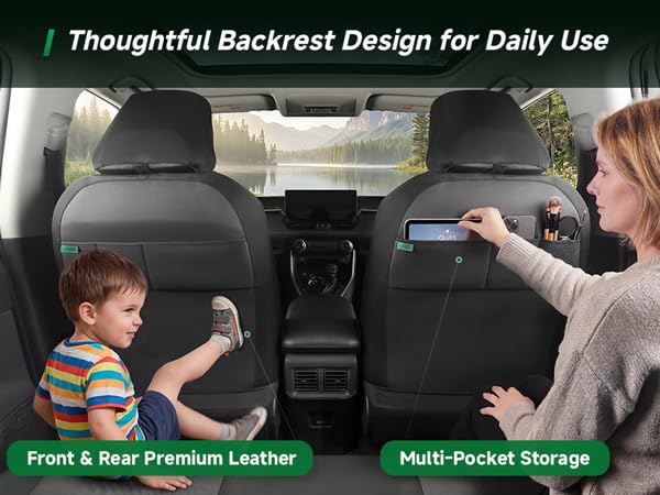 GIANT PANDA interior lifestyle shot showing family-friendly, upgraded upholstery