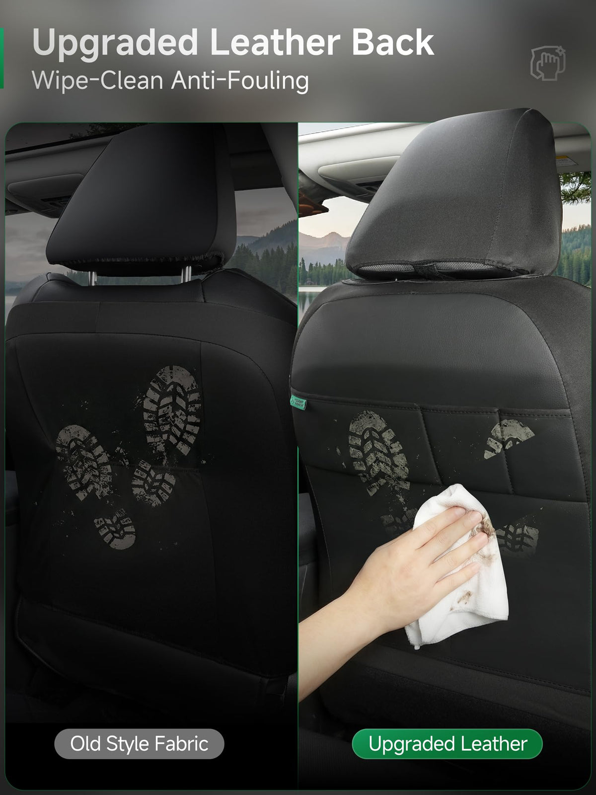 GIANT PANDA image of seat controls accessible with cover installed preserving function
