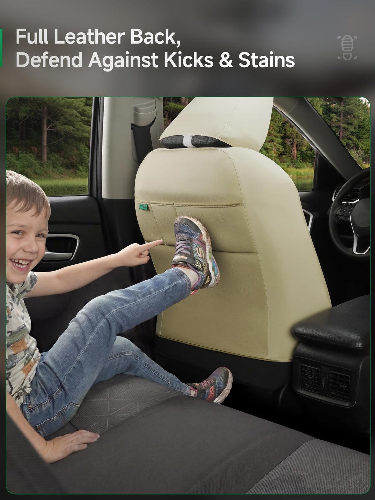 GIANT PANDA anti-slip bottom grips underneath cover, prevents sliding in use