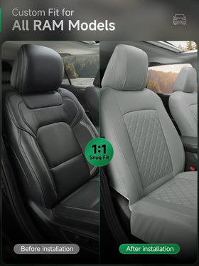 GIANT PANDA close-up of diamond-quilted faux leather highlighting texture and comfort