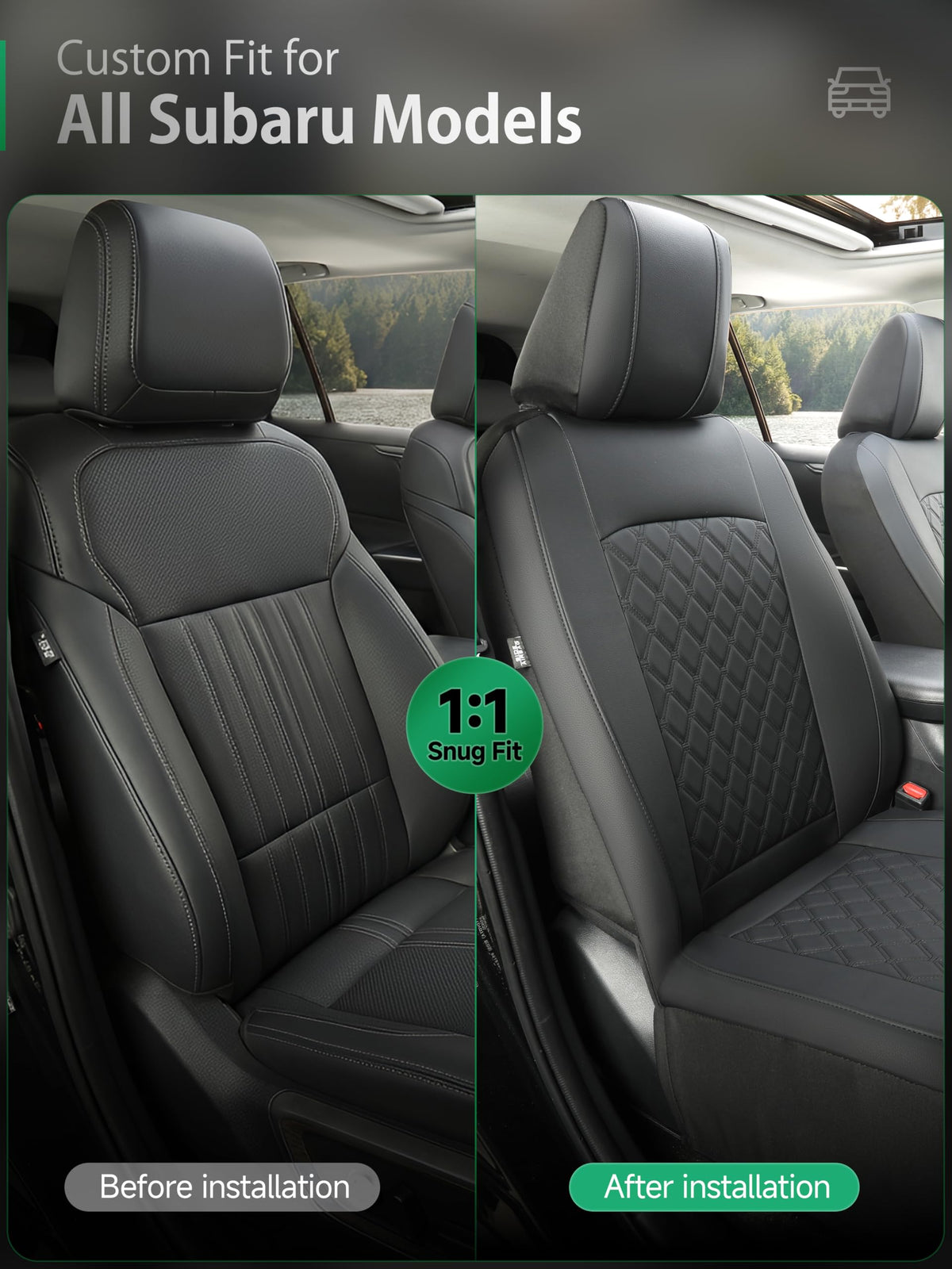GIANT PANDA side seam detail designed to release for airbag deployment