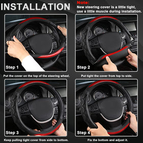 GIANT PANDA heated-installation step showing easier stretching and smoother fit