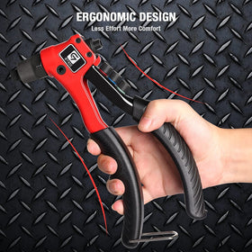 GIANTISAN interchangeable heads on handle for quick, tool-free swaps