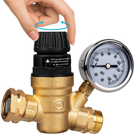 Gickbusus front view of regulator showing compact design and quick protection