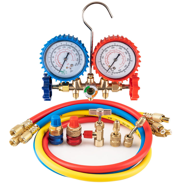 Gickbusus manifold front view showing controls and valves for easy operation