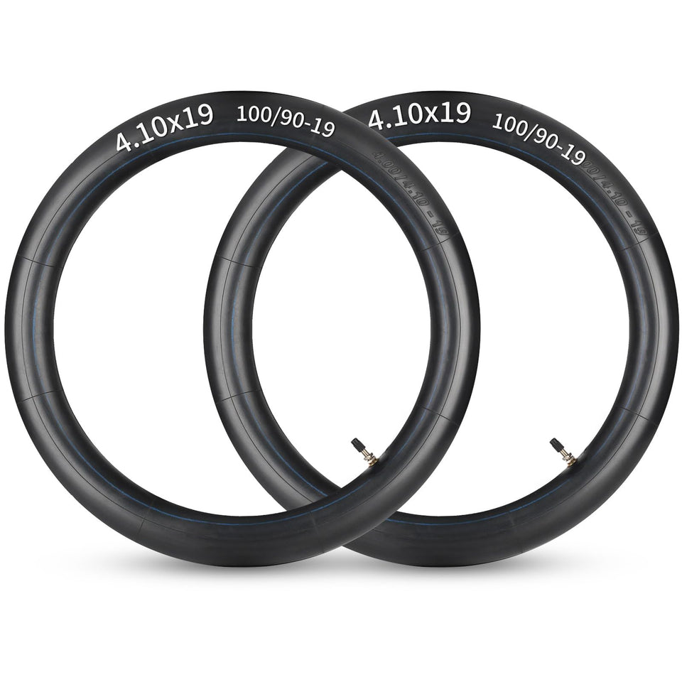 GICOOL front view of two inner tubes showing packaging and durable build benefits