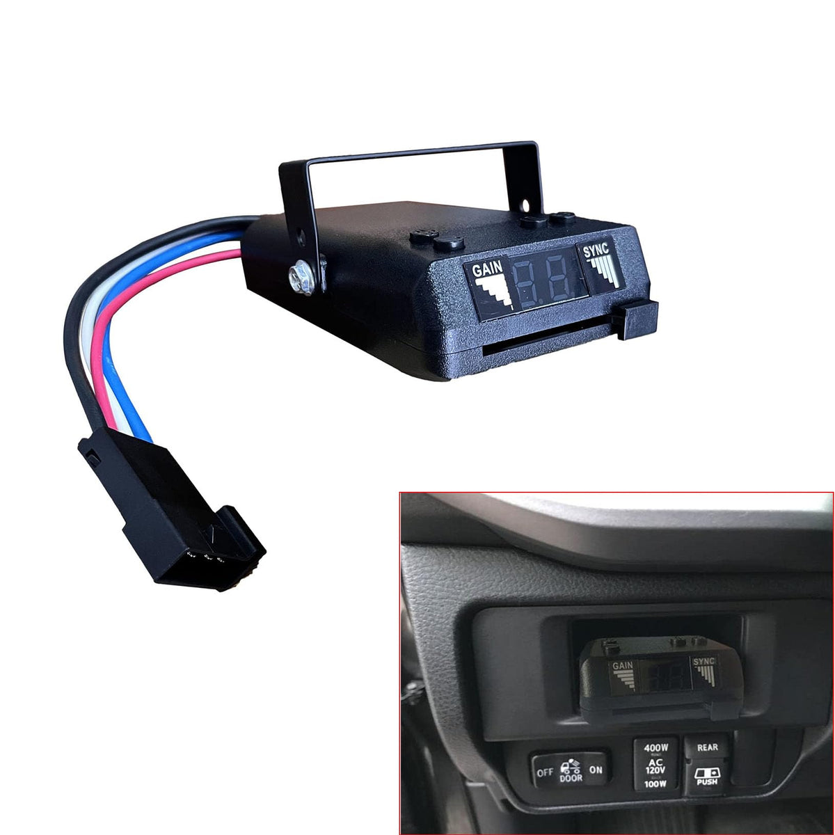 Gihdfer front panel showing controls and compact housing for easy installation
