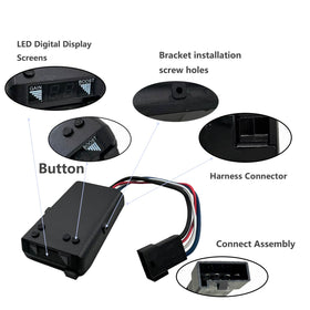 Gihdfer mounted under dash demonstrating neat install and easy access