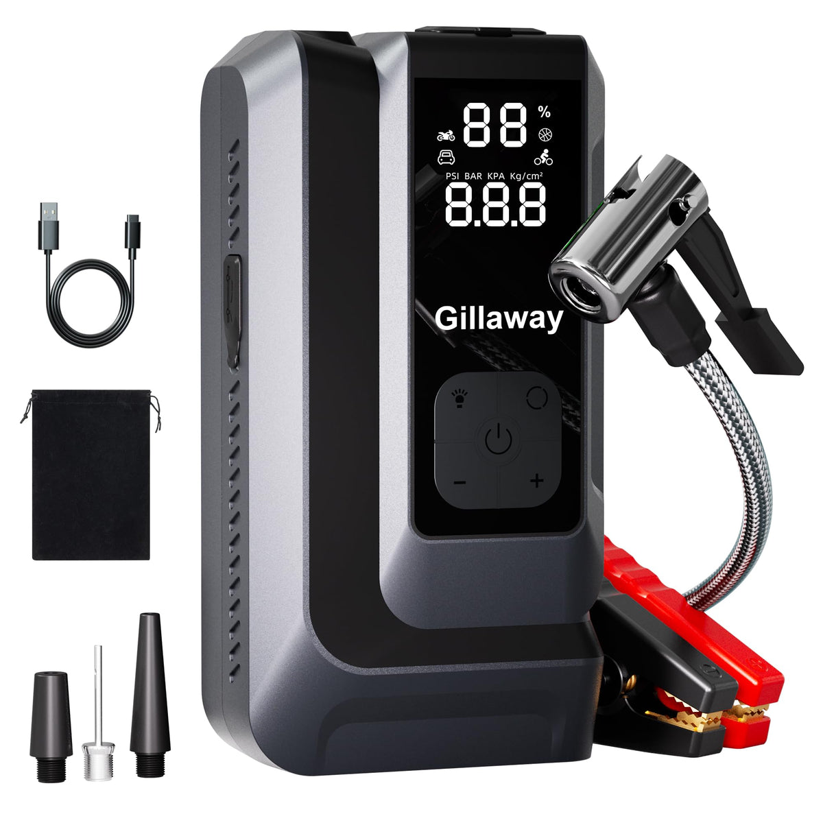Gillaway front unit showing controls and durable housing enabling quick access