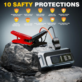 Gillaway LED flashlight mode illuminating dark roadside for clear visibility