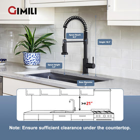 GIMILI spray head close-up highlighting dual-mode button and durable nozzle for control
