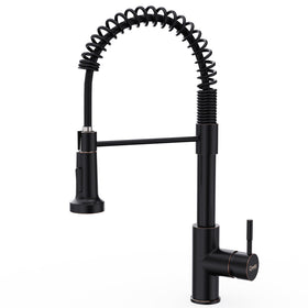 GIMILI faucet front view showing oil rubbed bronze finish and elegant design benefit: visual warmth