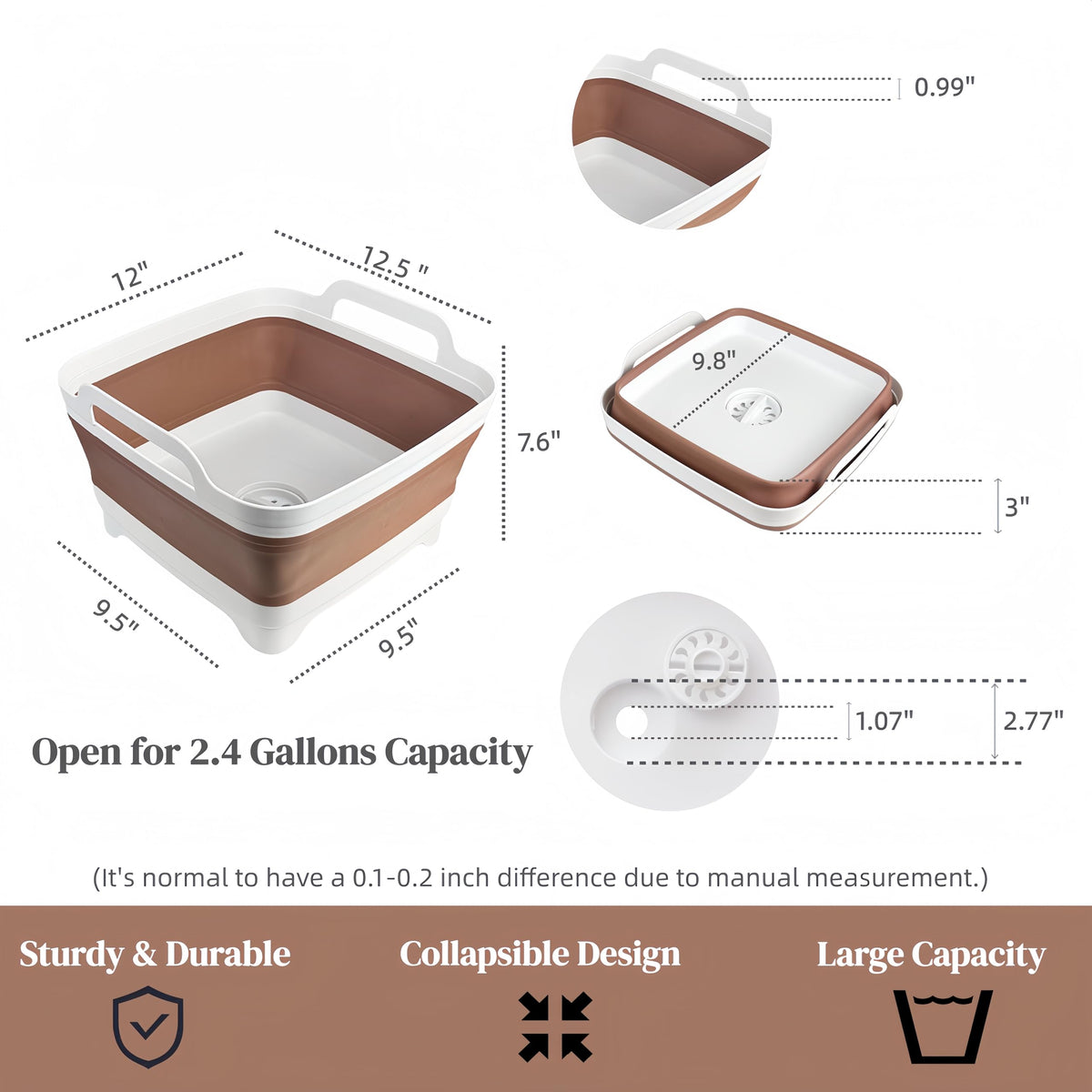 GIMWA drain plug detail with silicone seal for leak-resistant emptying