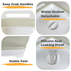 GIMWA raised feet detail keeping basin stable and off counters