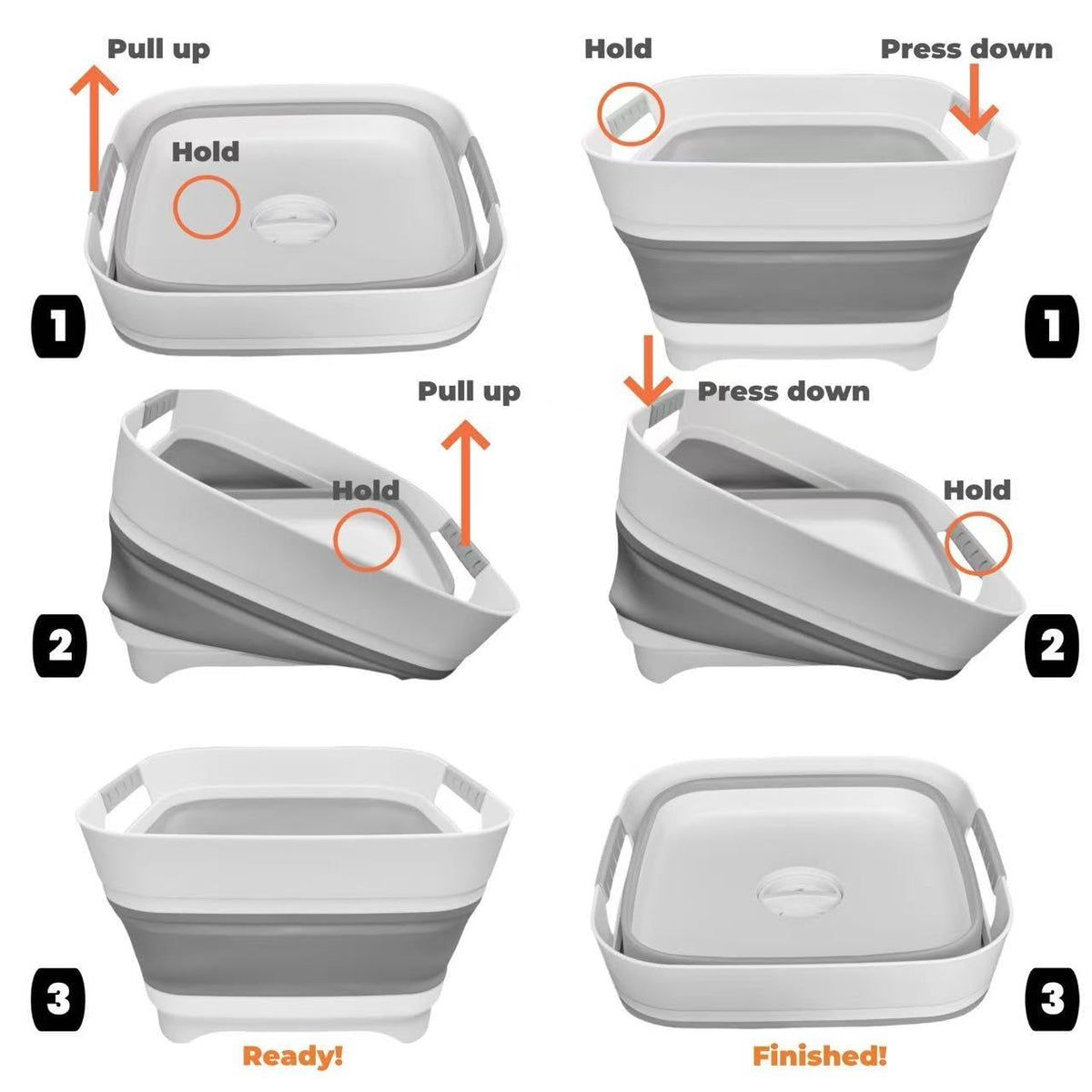 GIMWA tub washing baby bottles for thorough, organized cleaning
