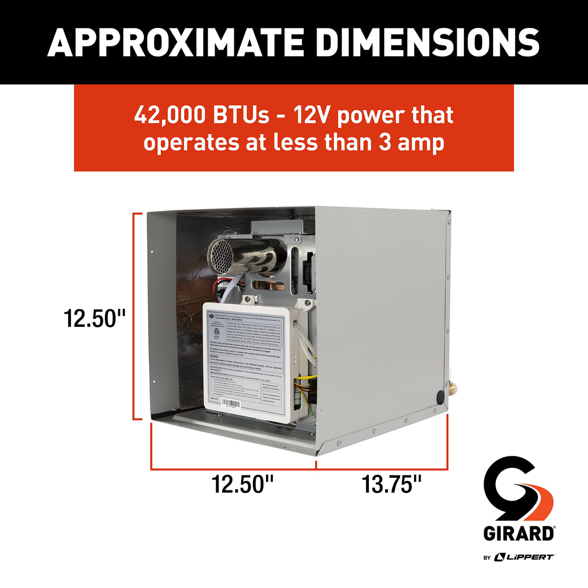 GIRARD closeup of digital display showing temperature and diagnostics for precise control