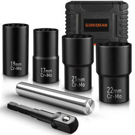 GIREORAN front view of the open 6-piece extractor kit, organized for quick use and transport