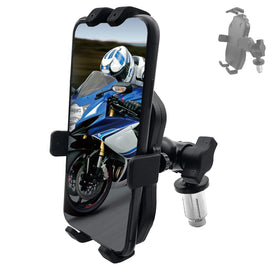 GITOBEHA front view of fork stem mount shows compact secure position