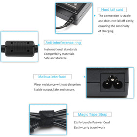Givehooy charger cable beside a ruler to show usable length and reach