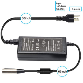 Givehooy charger label with input/output specs for safe voltage matching