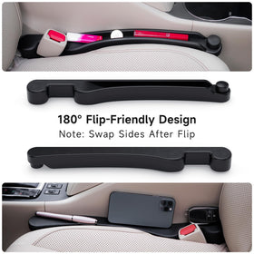 Givifive beside seat belt tongue to check fit, ensures right size
