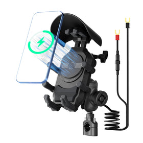 GIYOKAJU front view of mount showing charging and secure grip benefit