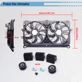 Gjhch fan installed in engine bay demonstrating proper fitment