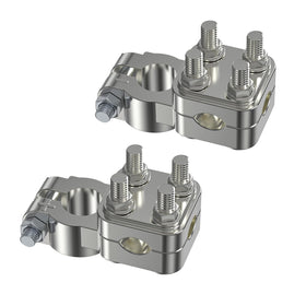 GKG front view of top-post battery terminals showing multi-connection layout and durability