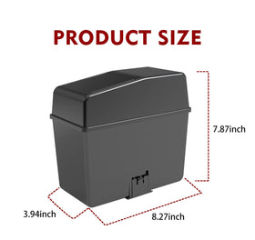 GKmow closed lid detail demonstrating sealed cover that blocks odors