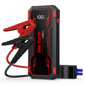 GKUTW front view jump starter showing compact design and portability benefit