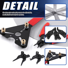 Glarks clutch holder close-up pins and nut for adjustable fit advantage