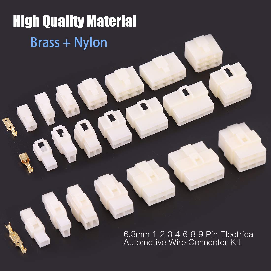 Glarks collection of white ABS housings displayed for quick identification benefit