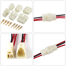 Glarks connector used on motorcycle wiring illustrating convenient repair benefit