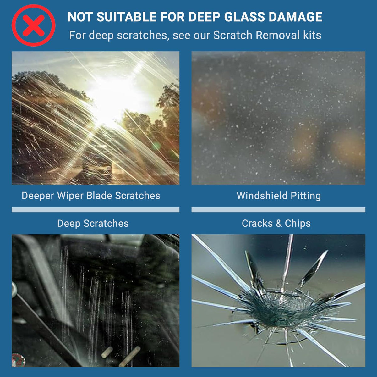 Glass Polish before and after windshield comparison restoring clarity