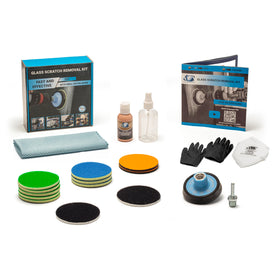 Glass Polish front package displaying kit contents and benefits