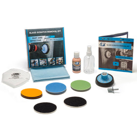 Glass Polish front packaging showing kit contents and compact design benefit