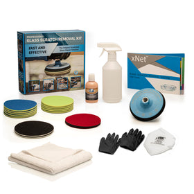 Glass Polish GP25022 front packaging showing kit contents and benefit of complete restoration