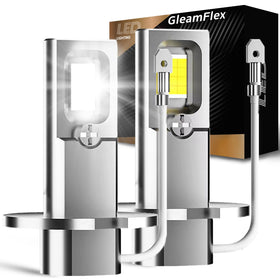 GleamFlex front view showing bulb design and easy plug-in benefit