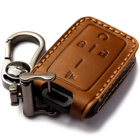 GLECHAZ leather case front view showing neat fit and stylish protection