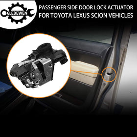 Gledewen actuator installed inside vehicle door demonstrating restored locking