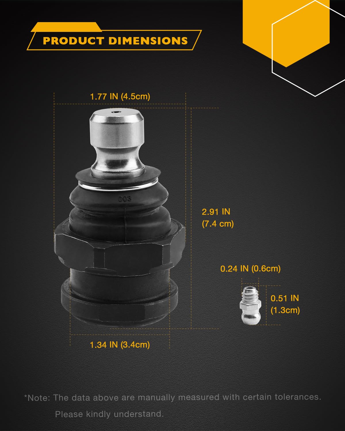 Gledewen bolts and hardware laid out to display included components for straightforward installation
