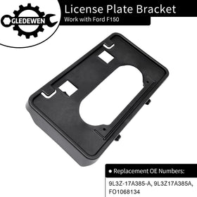 Gledewen bracket installed on F-150 bumper demonstrating correct alignment