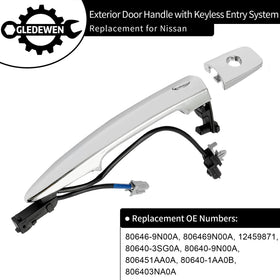 Gledewen chrome finish detail highlighting scratch-resistant plating and long-lasting shine