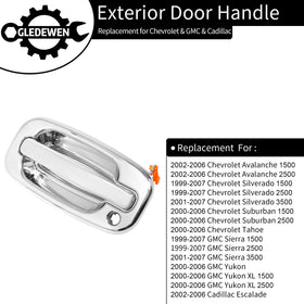 gledewen chrome handle closeup highlighting high-gloss finish and durable plating